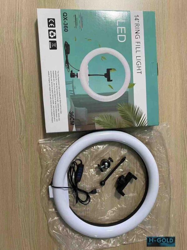 14 inches ringlight with one phone holder