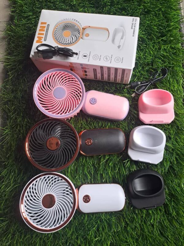 Mini rechargeable fan
