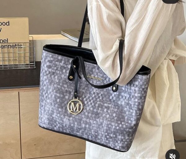M Dotted Tote Bag