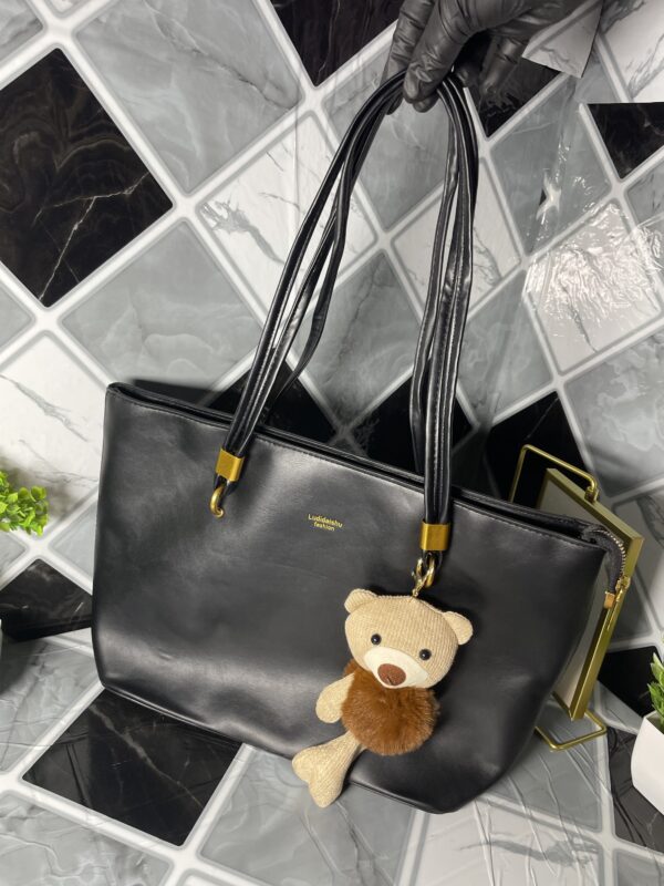 Plain Leather Tote - Image 2