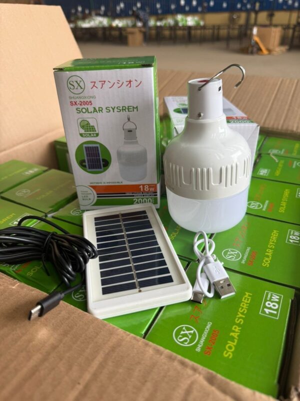 Bulb with Solar Panel