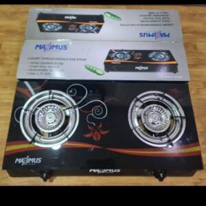 Double gas glass burner