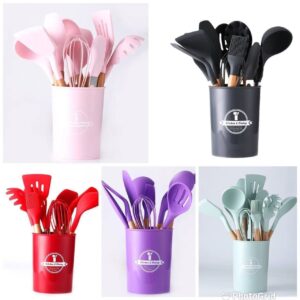 12pcs Silicon spoon set
