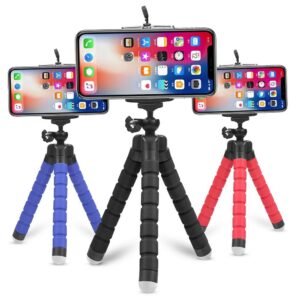 Flexible phone holder