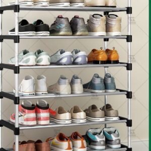6 layers iron shoe rack