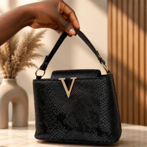 V shiny bag