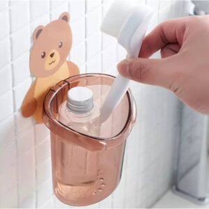 Teddy brush holder