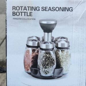 Rotating spice bottle